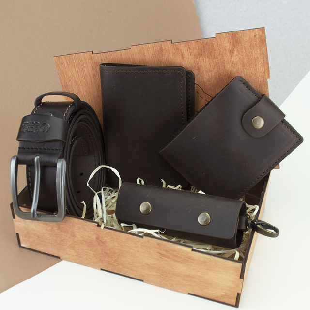 Подарочный набор мужской Handycover №41 4 предмета Коричневый (1266052355) Подарочный набор мужской Handycover №41 4 предмета Коричневый (1266052355)