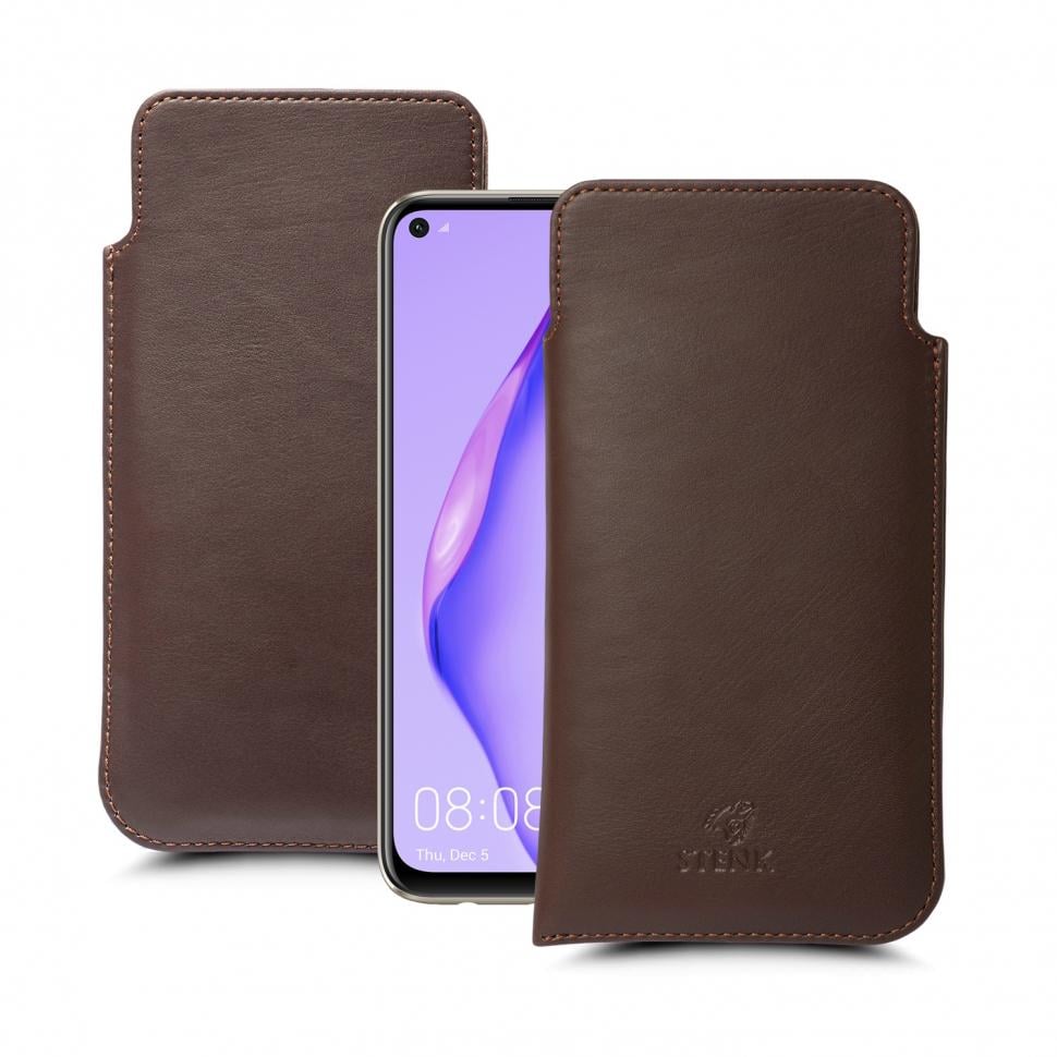 Футляр Stenk Elegance для Huawei P40 lite Коричневий (65161)