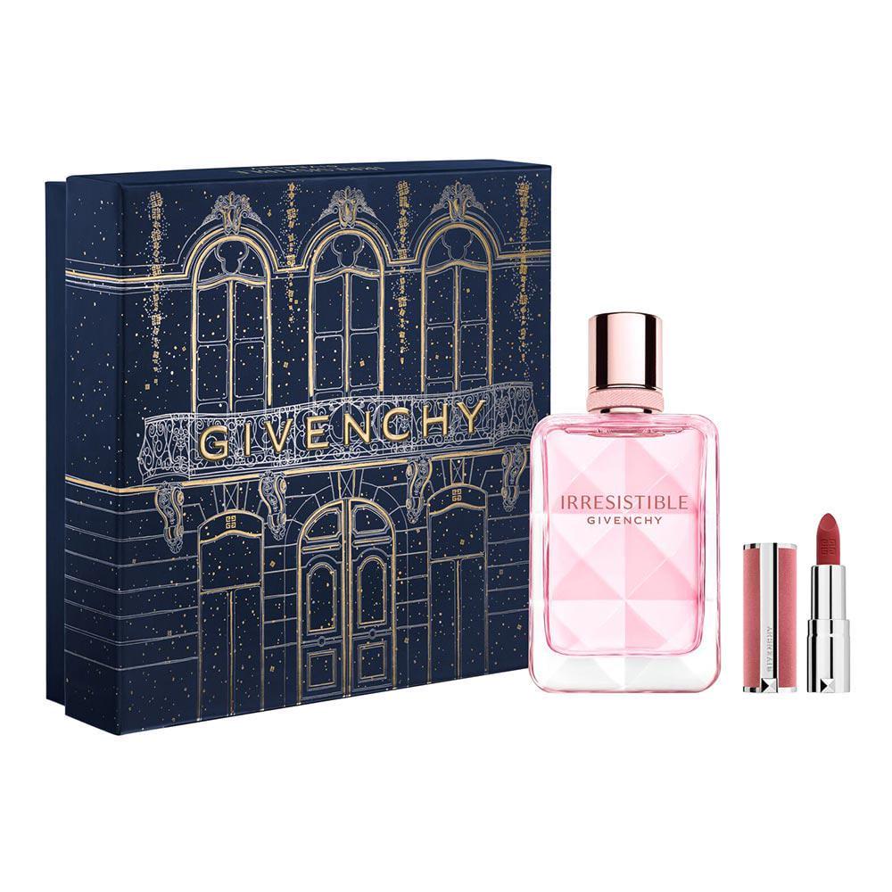 Подарунковий набір для жінок Givenchy Irresistible Very Floral парфумована вода 50 мл/міні помада N° 27 Rouge Infusе 1,5 г (380614)