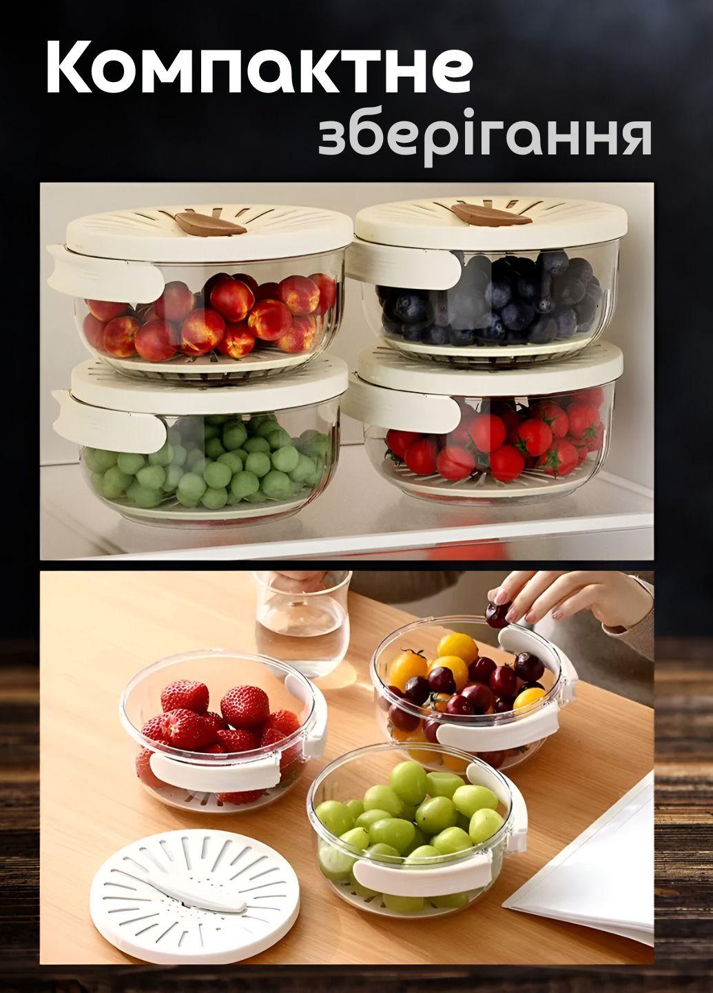 Дуршлаг-контейнер для мытья овощей и фруктов (401006) - фото 4 Дуршлаг-контейнер для мытья овощей и фруктов (401006) - фото 4