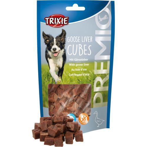 Лакомство Trixie Premio Guse Liver Cubes для собак кубики с гусиной печенью 100 г