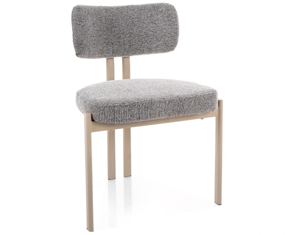 Стул кухонный обеденный мягкий Signal Misaki Серый/Кашемир