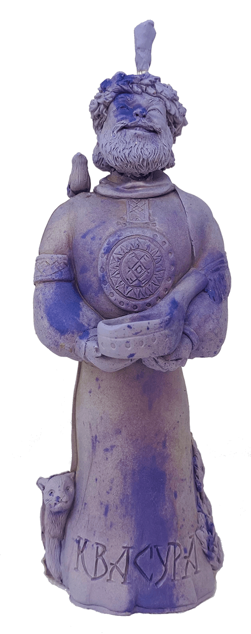 Свеча Квасура Фиолетовый (13 см (1479)