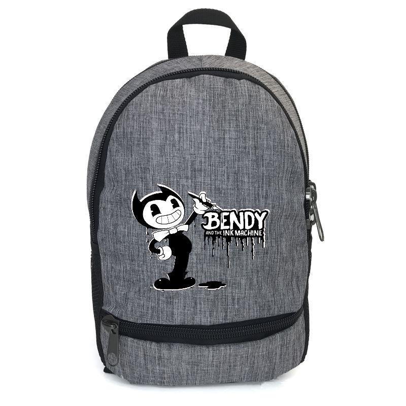 Школьный рюкзак подростковый Cappuccino Toys с принтом Bendi Bendi-001-12,5 л Серый (1419580627)
