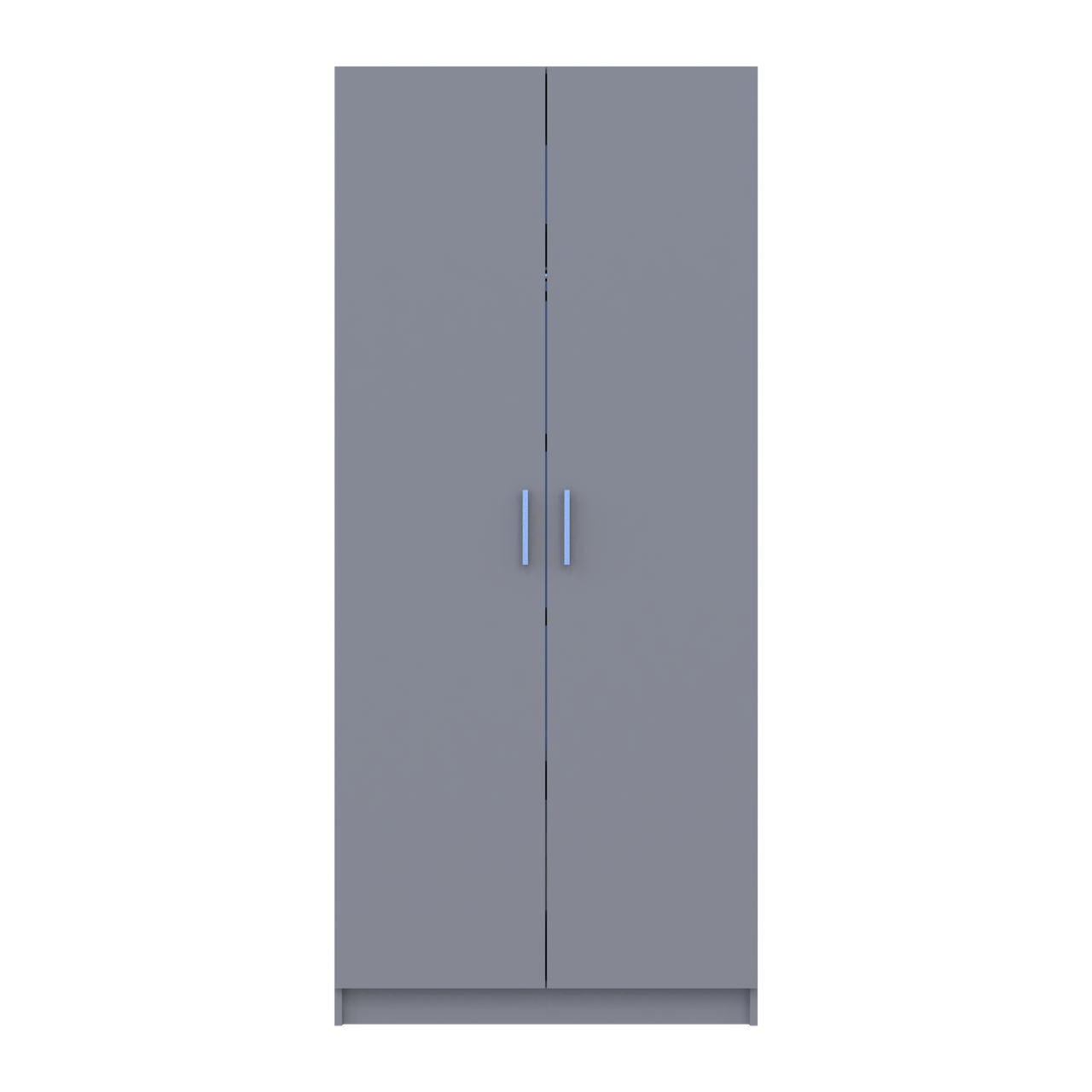 Шкаф для одежды Doros Promo 2 ДСП с полками 90х48х204 см Серый (80737770)