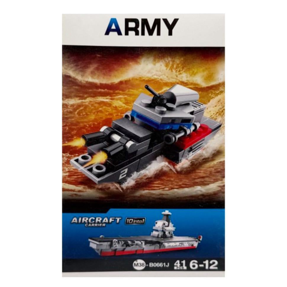 Конструктор дитячий Aircraft carrier M38-B0661-10 41 деталь (57355)