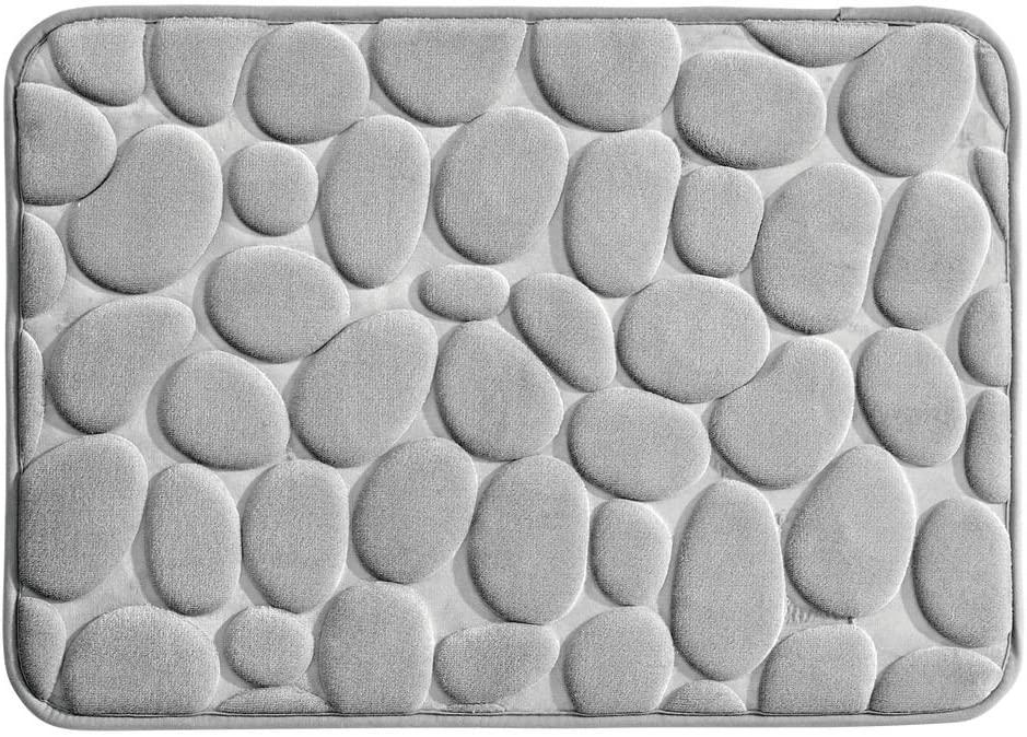 Коврик в ванную Hoz Камни 45x75 см Серый (MMS-R82470)