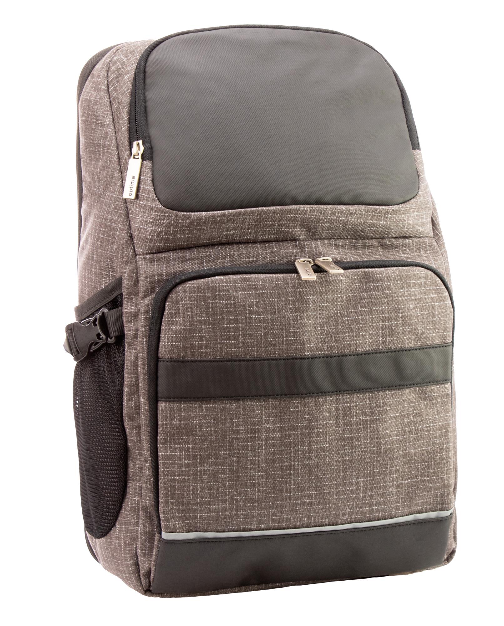 Рюкзак на плечо Optima 47x28x11,5 см 6-15 л Коричневый (O96915-02)
