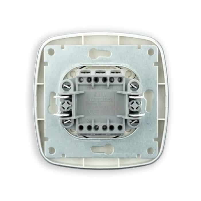 Выключатель встроенный двухклавишный HOROZ ELECTRIC ELA 10А 250V Золотой (112-007-0002-030) - фото 4