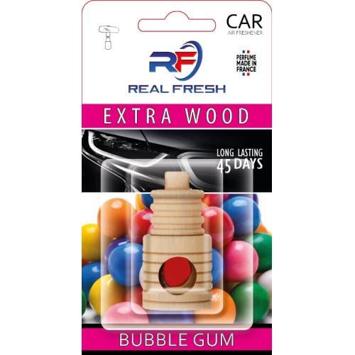 Освежитель воздуха REAL FRESH EXTRA WOOD Bubble Gum жидкий 5 мл