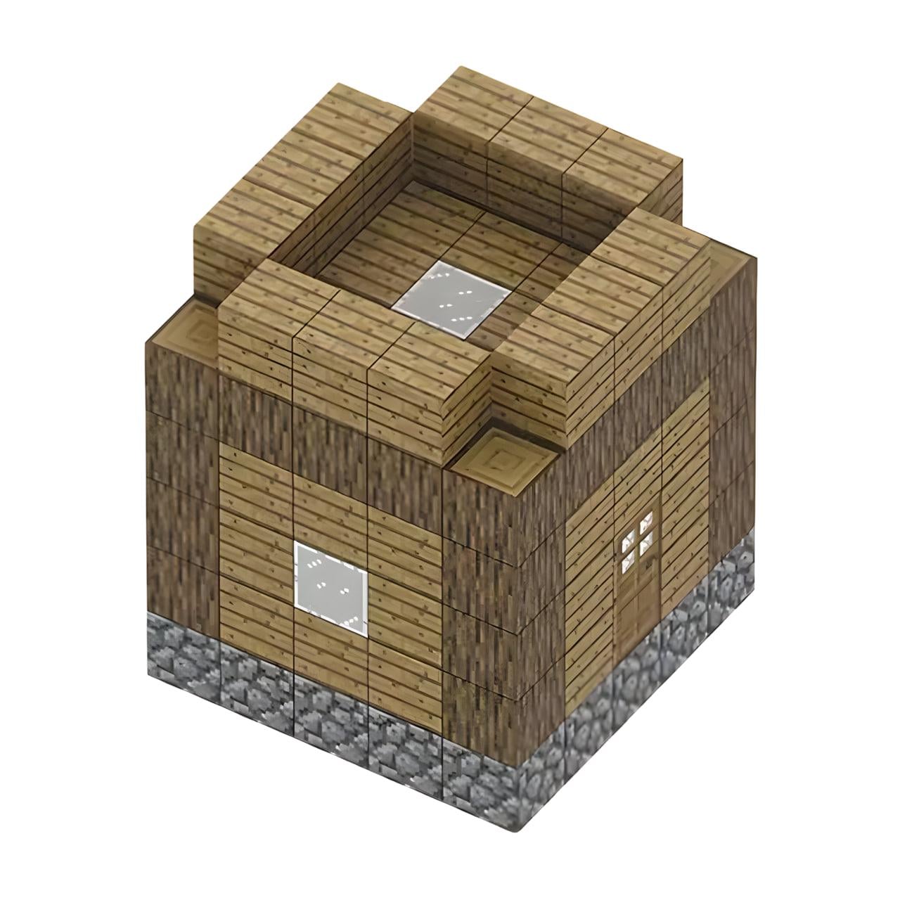 Конструктор магнитный Minecraft Деревянный домик 110 дет. (110)