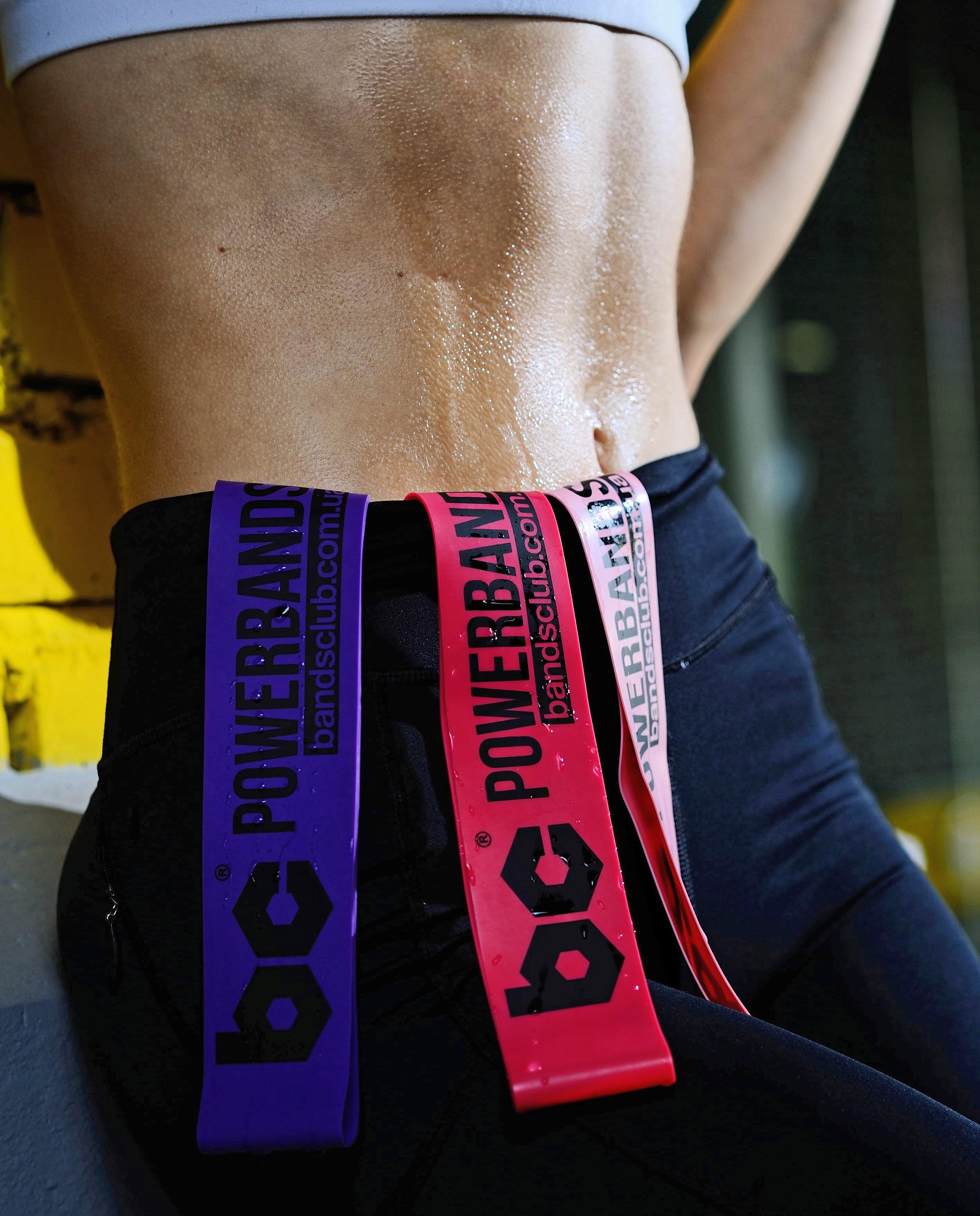 Набір резинок для фітнесу Bandsclub Power Lady 3 шт з програмой тренувань - фото 9 Набір резинок для фітнесу Bandsclub Power Lady 3 шт з програмой тренувань - фото 9