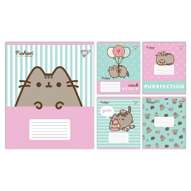 Тетрадь ученическая школьная YES Pusheen Candy А5/18 кл. (767 600) - фото 2 Тетрадь ученическая школьная YES Pusheen Candy А5/18 кл. (767 600) - фото 2