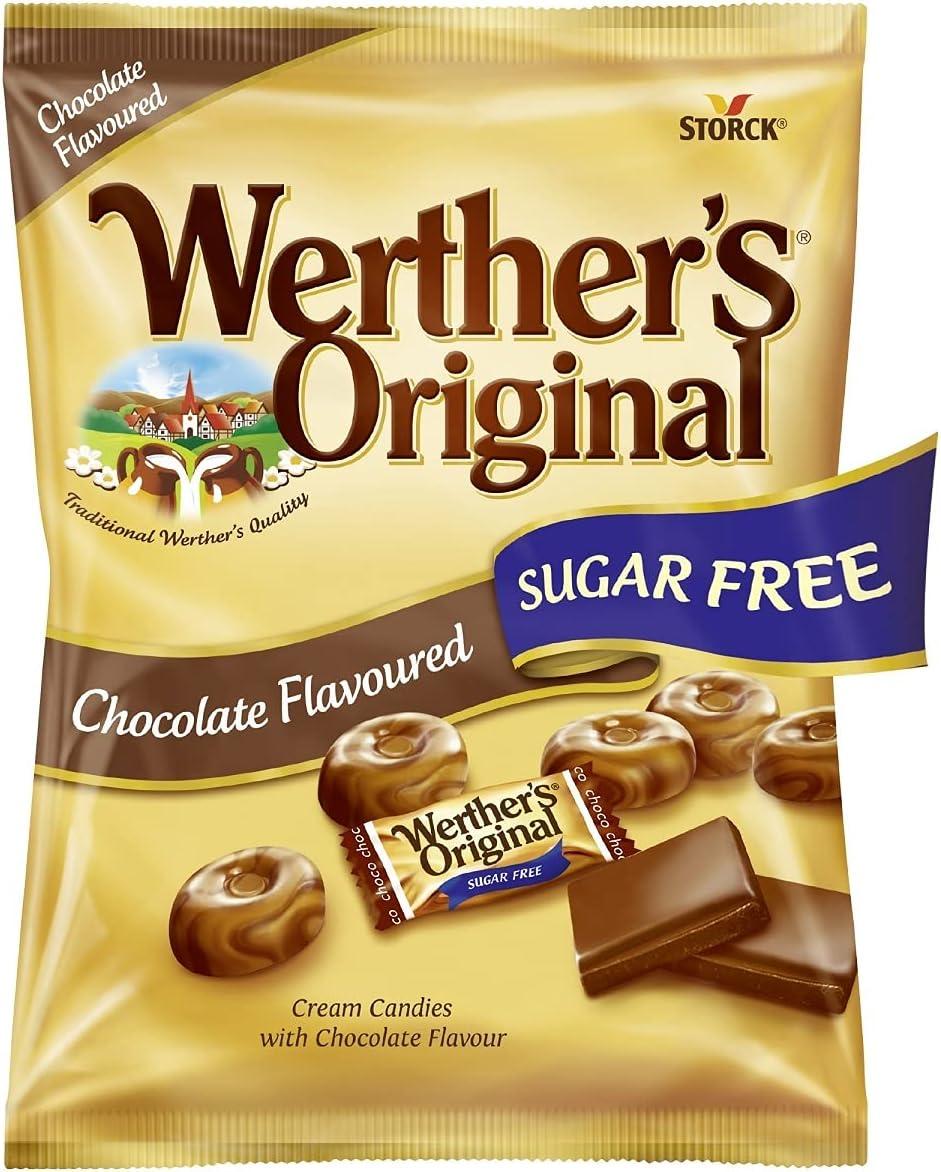 Конфеты Werther's Original Toffee Candies Chocolate flavour sugar free 60 г (2452871566)