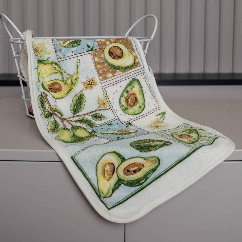 Полотенце для рук Авокадо Love фибра 25х50 см Белый (88268)