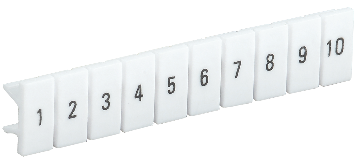 Маркировка УЕК для КПИ-4 мм2 с нумерацией №1-10 (YZN11M-004-K00-10) Маркировка УЕК для КПИ-4 мм2 с нумерацией №1-10 (YZN11M-004-K00-10)