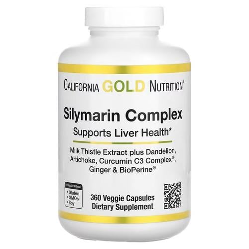 Поддержка печени и желчного CGN Silymarin Complex 360 Veggie Capsules (CGN-01378)