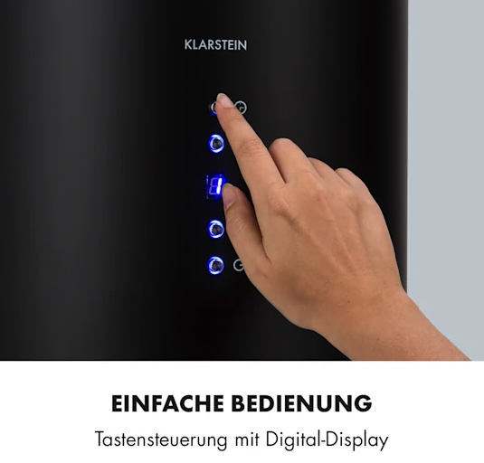 Вытяжка Klarstein Barett Island 558 м³/ч d 35 см (10032303) - фото 4 Вытяжка Klarstein Barett Island 558 м³/ч d 35 см (10032303) - фото 4