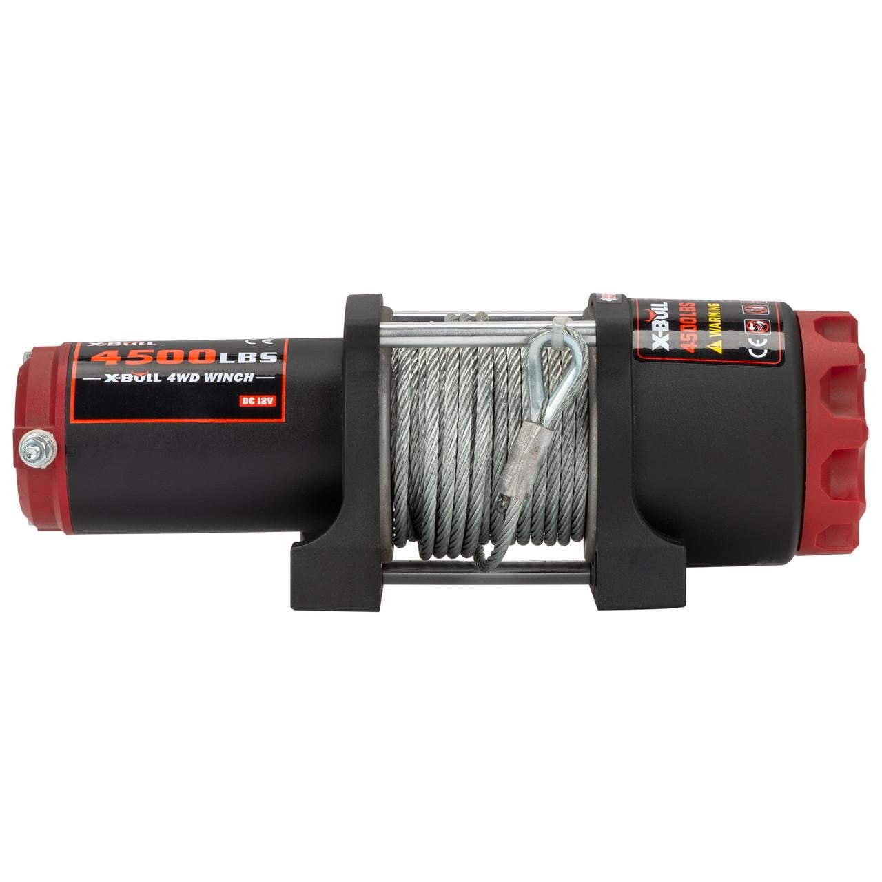 Лебідка автомобільна електрична X-Bull 4500Lbs зі сталевим тросом