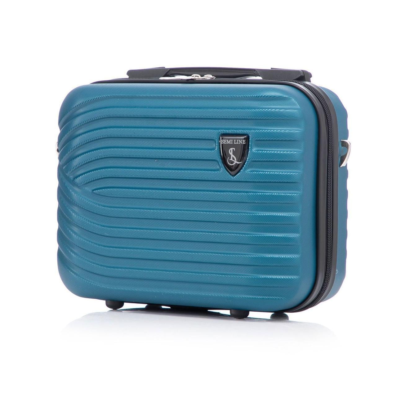 Бьюти-кейс Semi Line с плечевым ремнем 12 л Blue (DAS303605)
