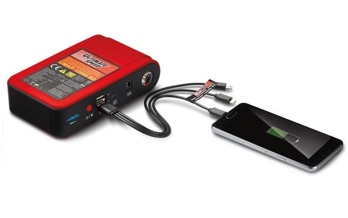 Пусковий пристрій для автомобіля Power Bank Ultimate Speed ​​UMAP 12000 B2 12000 mAh (28337581) - фото 3