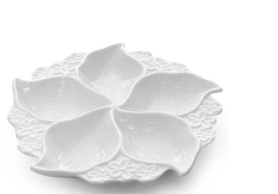 Менажница фарфор 25х25х3,5 см (MC2615-10)