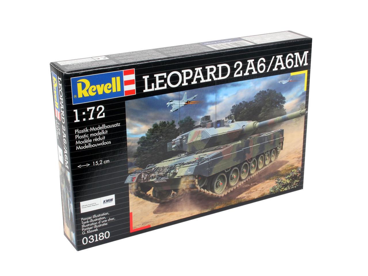 Збірна модель Revell Танк Леопард 2A6/A6M рівень 4/1:72 (RVL-03180) - фото 4