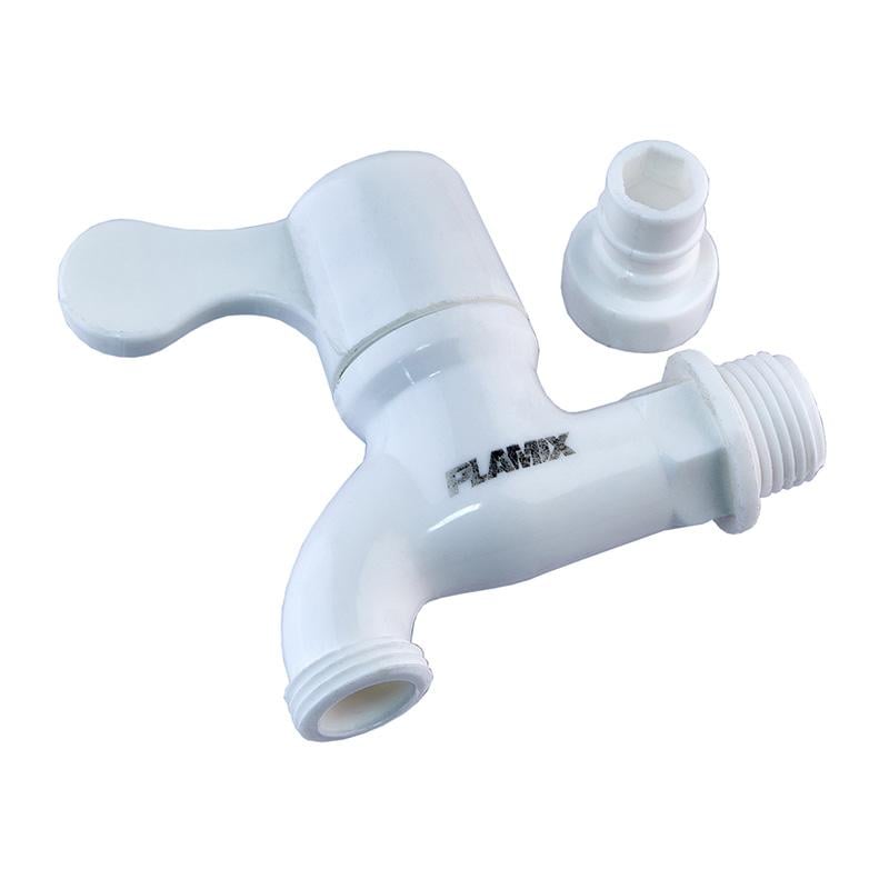 Кран для холодной воды PLAMIX PVC PVS 1/2" (PM0632) - фото 2 Кран для холодной воды PLAMIX PVC PVS 1/2" (PM0632) - фото 2