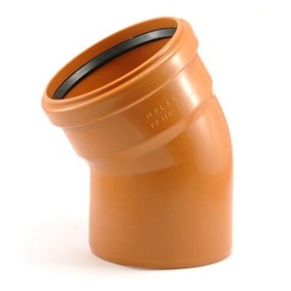 Колено наружной канализации Magnaplast KGB 110 мм 30° (20110)