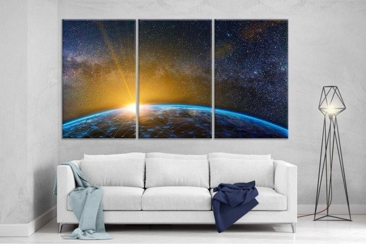 Картина модульная на холсте DK Рассвет 159x99 см (XL17)