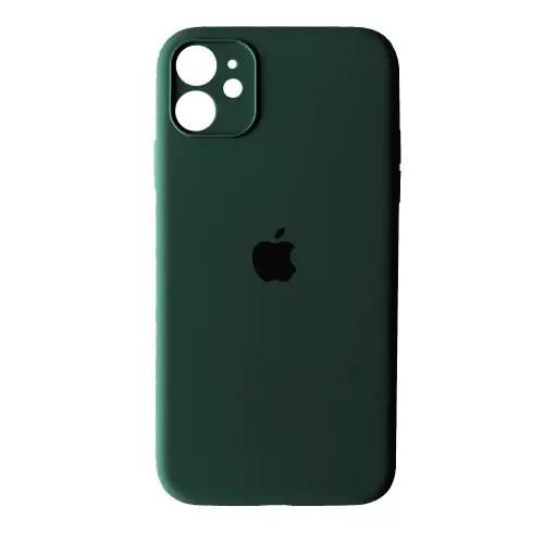 Силиконовый Чехол Накладка Закрытая Камера Silicone Case Full Camera Для iPhone 12 Hunter Green Силиконовый Чехол Накладка Закрытая Камера Silicone Case Full Camera Для iPhone 12 Hunter Green