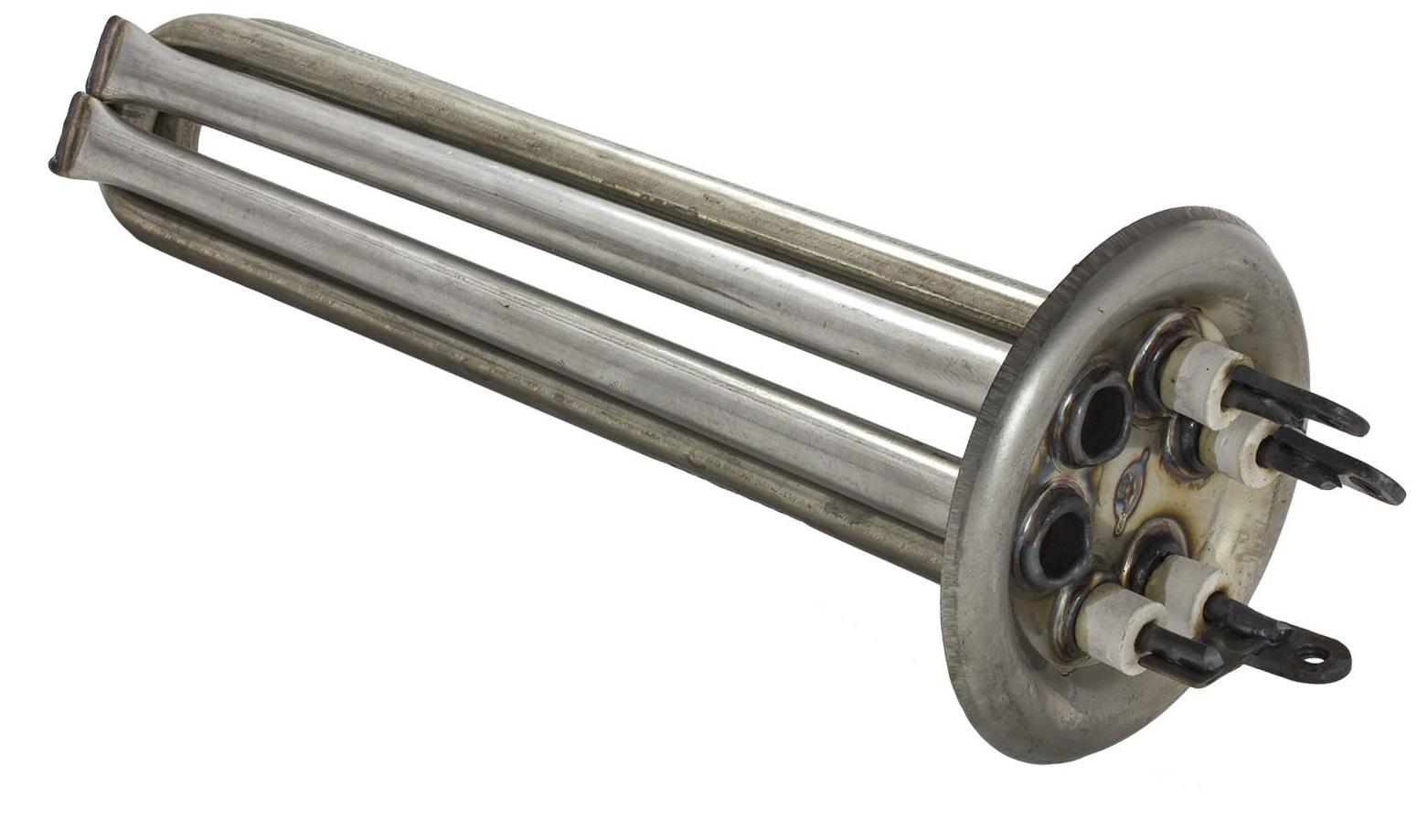 Тэн для бойлера Grepan №40 1000+1000 W 220 V фланец 64 мм нержавеющая сталь (boi040)