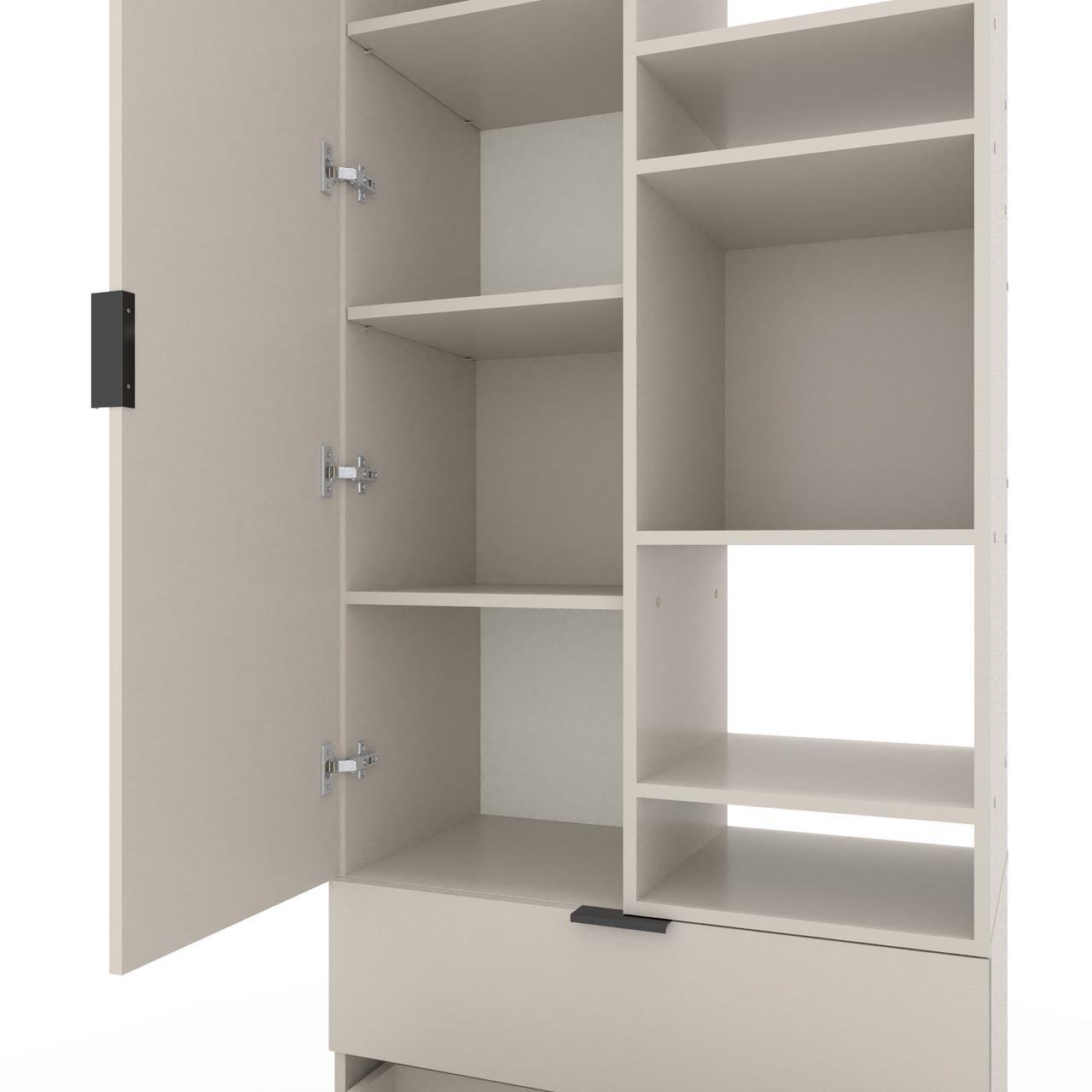 Шкаф Metkas Home A001R ЛДСП 800x420x2300 мм Кашемир - фото 4