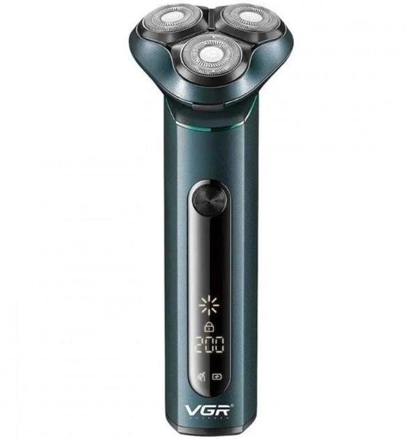 Электробритва мужская VGR V-310 для влажного и сухого бритья аккумуляторная с плавающими головками
