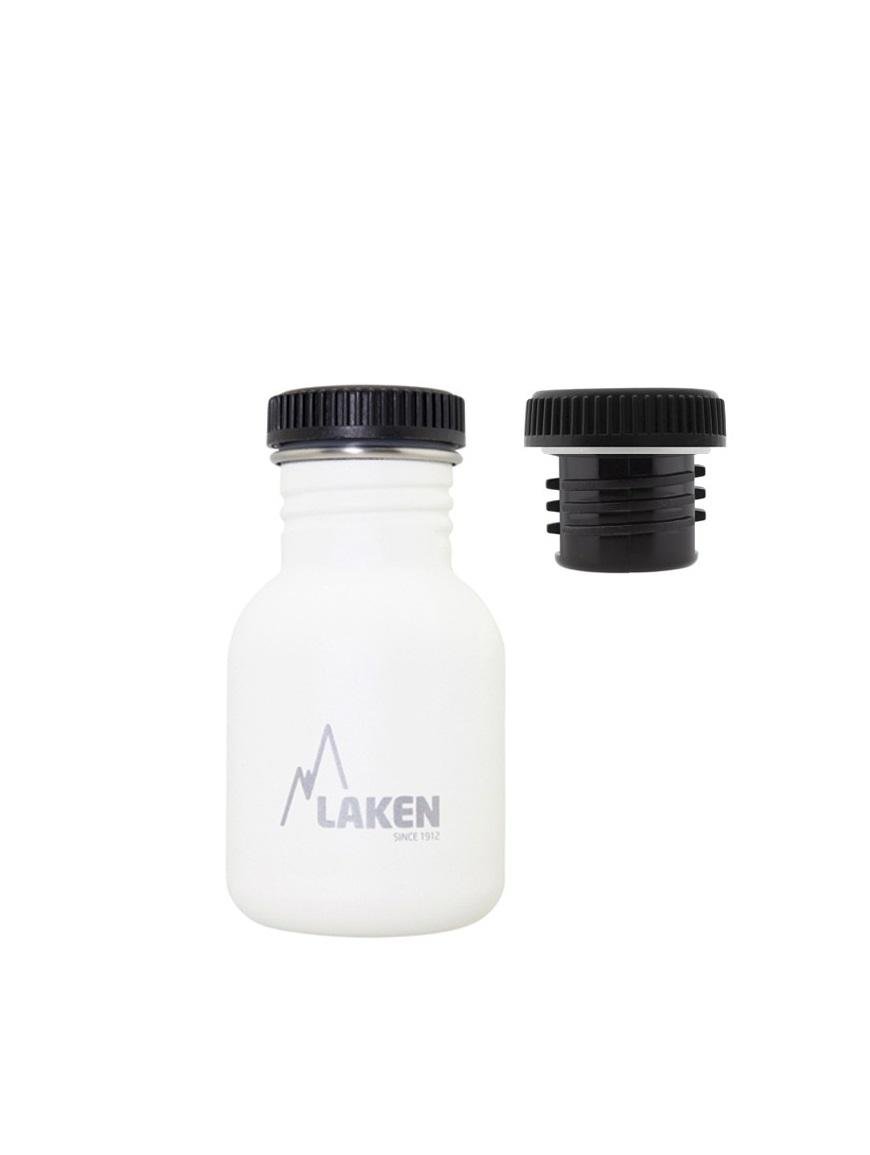 Бутылка Laken Basic Steel Bottle 0,35L PP Cap White (1004-BS35BL)
