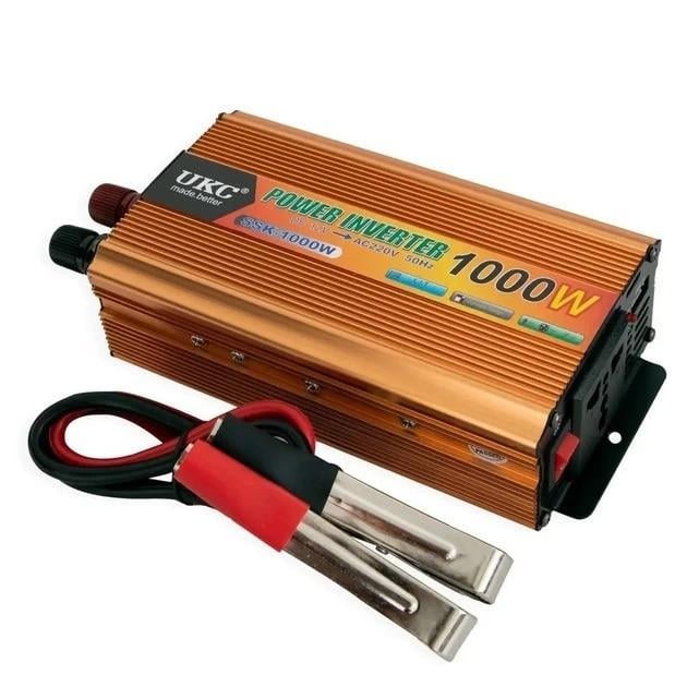 Инвертор напряжения UKC SSK-1000W 12/220V от аккумулятора 1000 Вт (75951687)