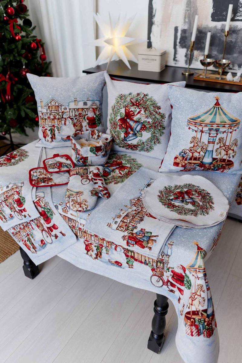 Наволочка гобеленова Карусель CAROUSEL 45х45 см (041944) - фото 6