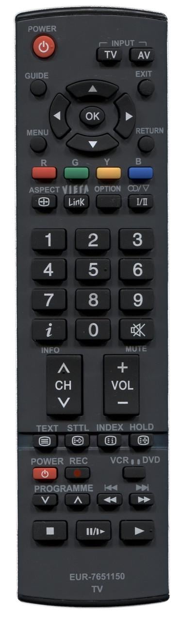 Пульт универсальный для телевизора Panasonic EUR7651150 (1118)