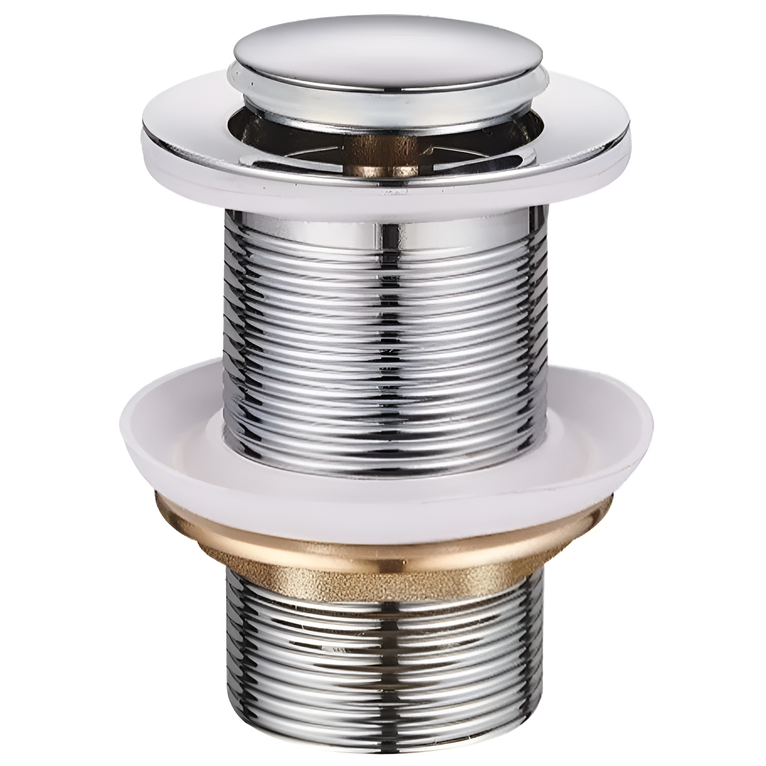 Клапан донный для раковины MIXXUS POP-UP-06 автоматический Click-Clack 1 1/4" без перелива Хром (OL-MI6138)