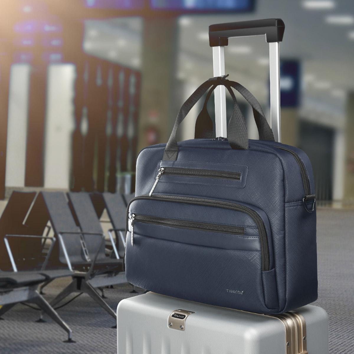 Сумка дорожня Tigernu T-L5207 для ноутбука до 14,1" 11 л Синій (TGN-T-L5207-2618) - фото 6 Сумка дорожня Tigernu T-L5207 для ноутбука до 14,1" 11 л Синій (TGN-T-L5207-2618) - фото 6