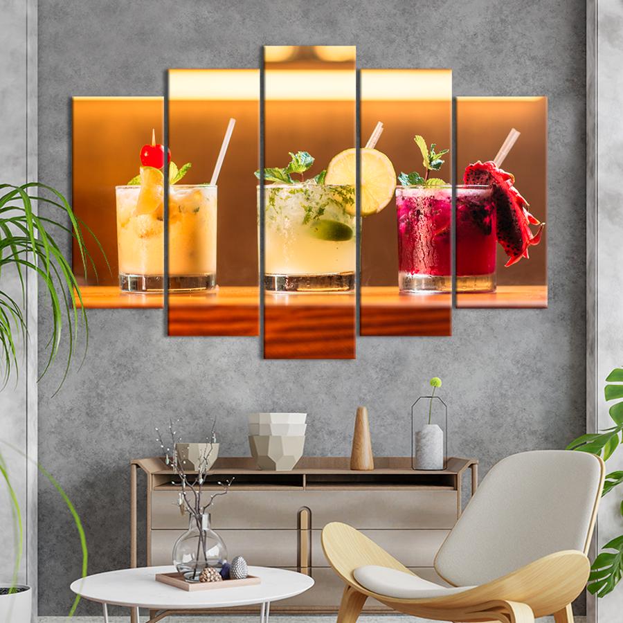 Настенний декор Экзотические коктейли 112x68 см (A447-5)