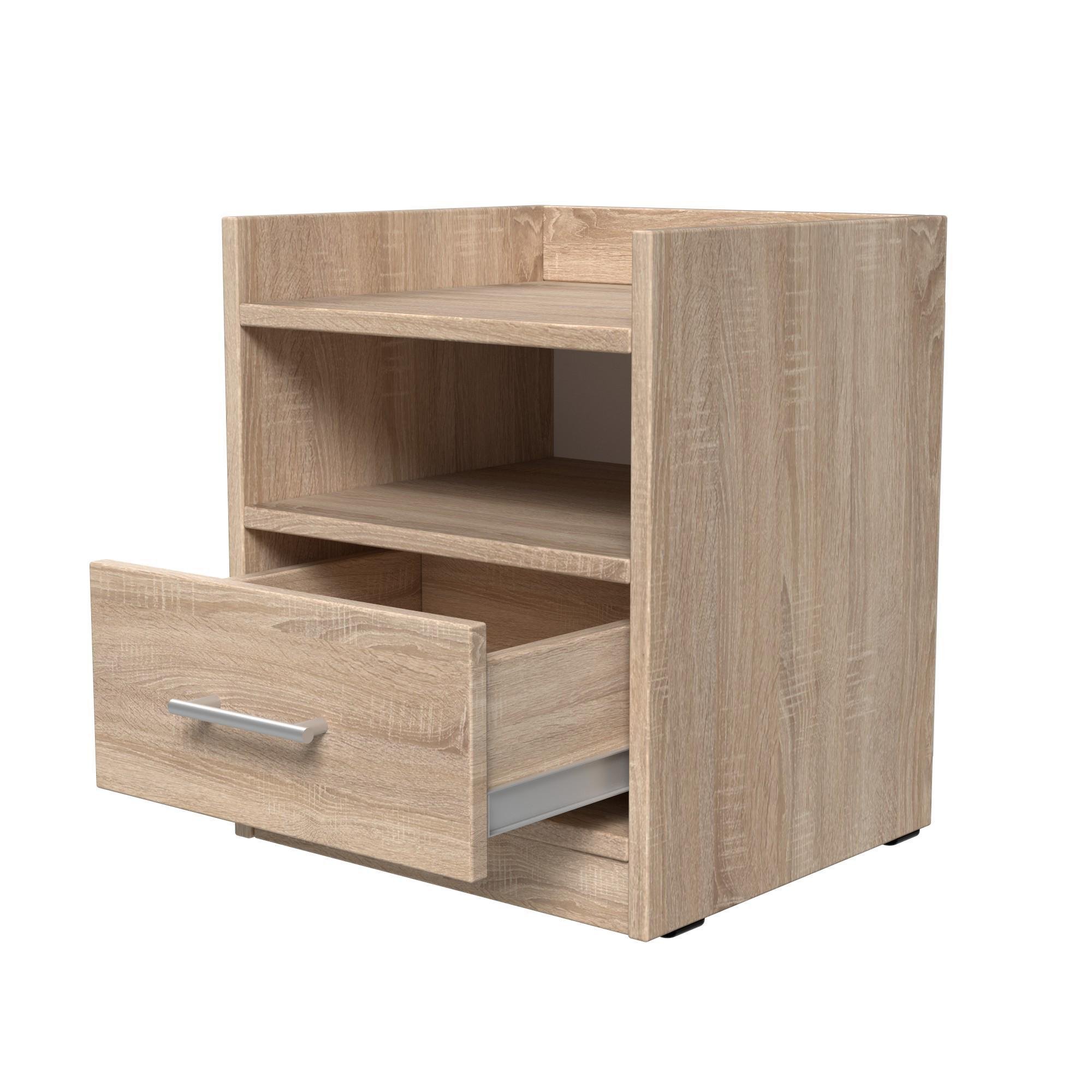 Тумба прикроватная ТП7 SENAM 450х380х350 мм ДСП Дуб Сонома - фото 4