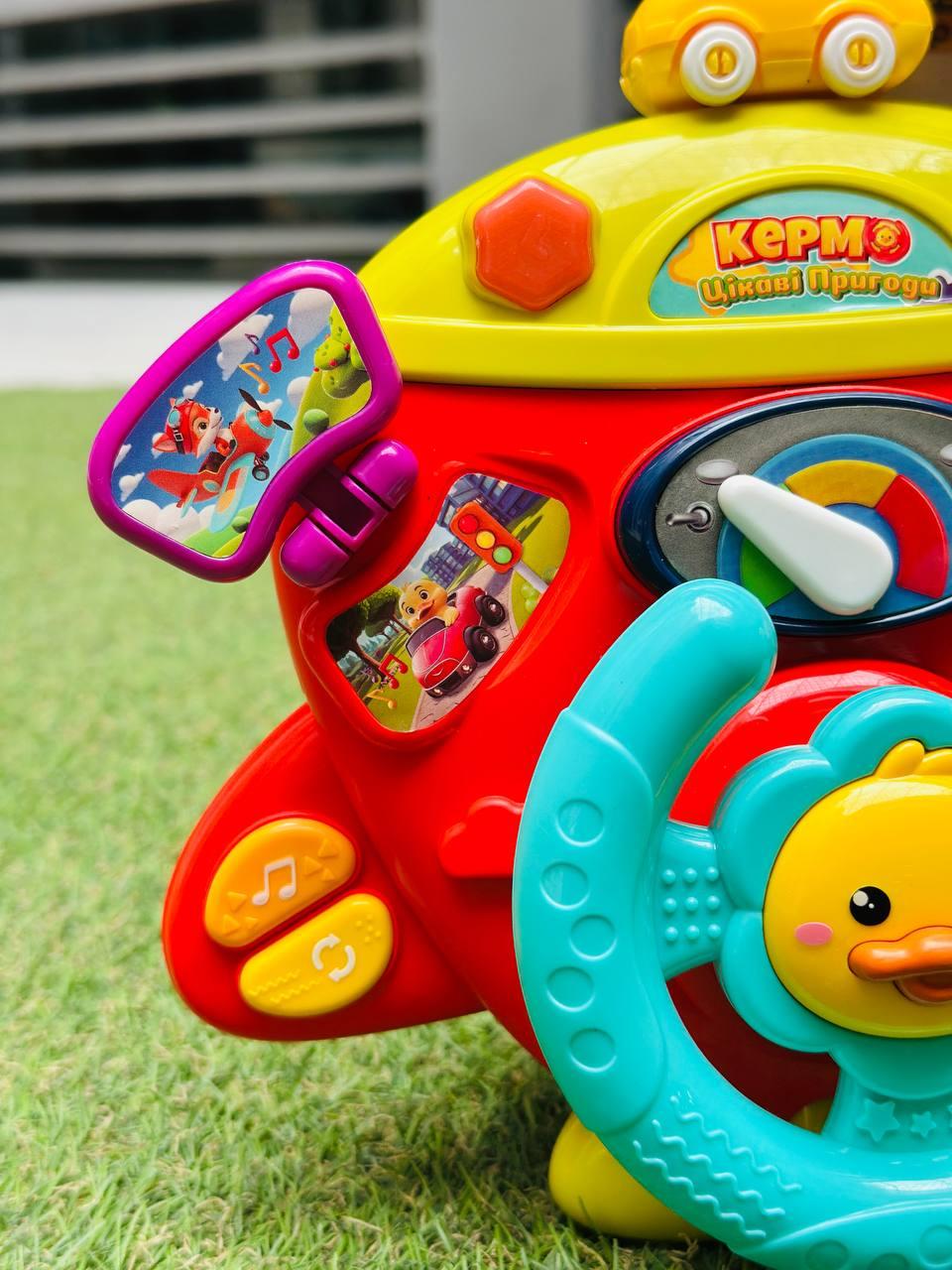 Руль музыкальный на коляску с креплением со светом и звуком для малышей (2733838131) - фото 6 Руль музыкальный на коляску с креплением со светом и звуком для малышей (2733838131) - фото 6