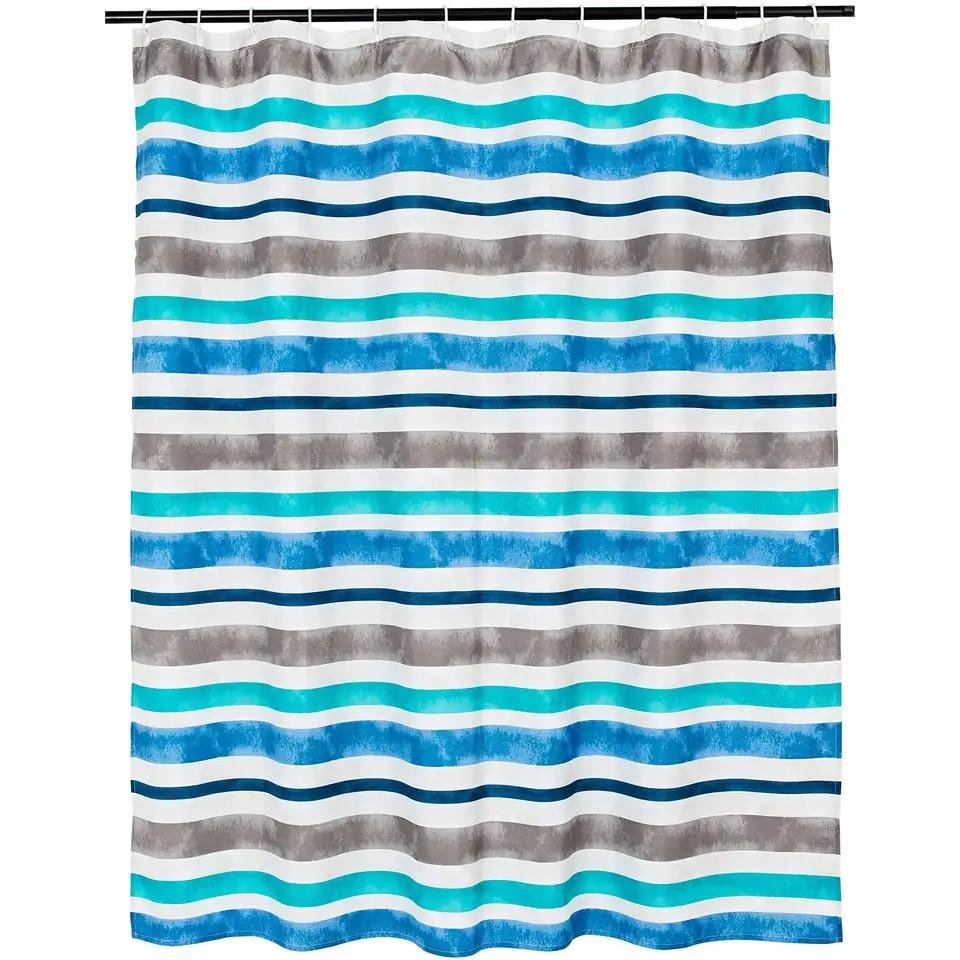 Шторка для ванной комнаты Bathlux водонепроницаемая с кольцами 180x180 см (1858162092) - фото 2 Шторка для ванной комнаты Bathlux водонепроницаемая с кольцами 180x180 см (1858162092) - фото 2