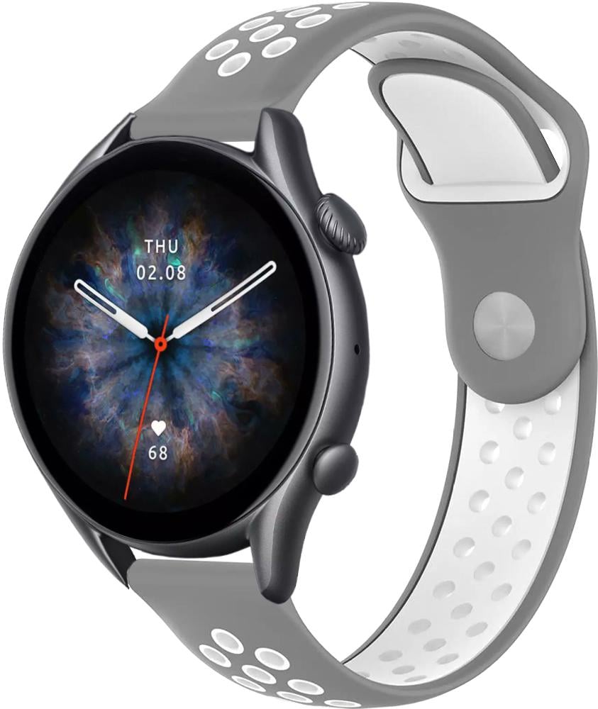 Ремешок Sport для Amazfit GTR 3 Pro 22 мм Grey (25500-33) Ремешок Sport для Amazfit GTR 3 Pro 22 мм Grey (25500-33)