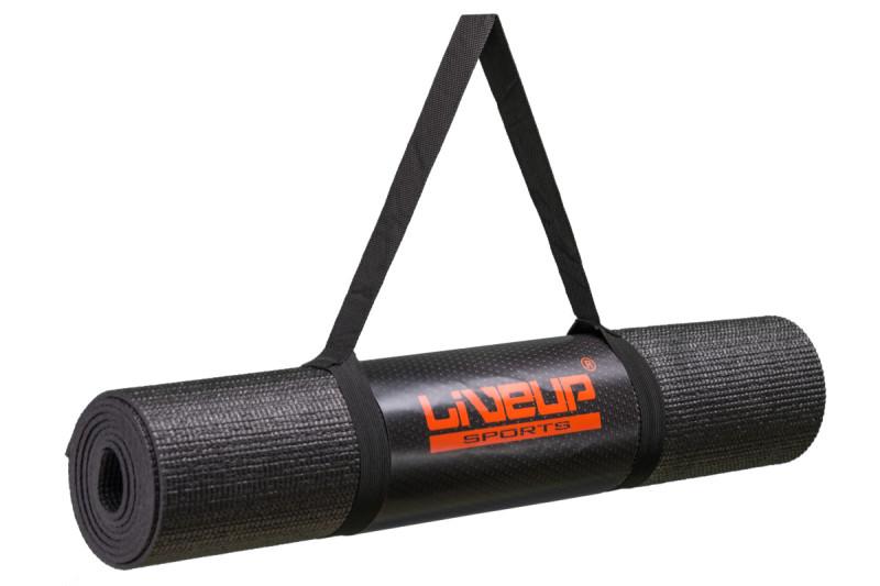 Коврик для йоги LiveUp Yoga Mat Total Black (2-6-4432846)