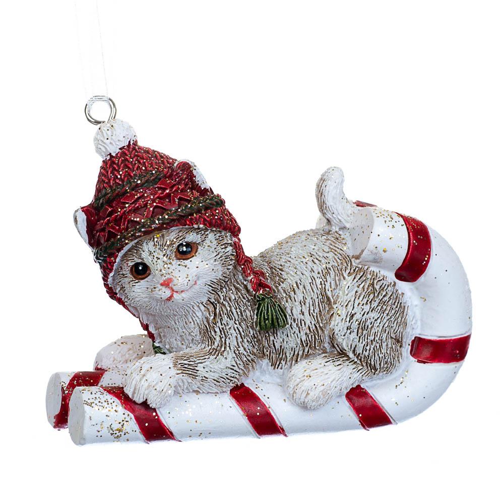 Новогодняя подвеска Elisey Котик 4 шт. (2007-056)