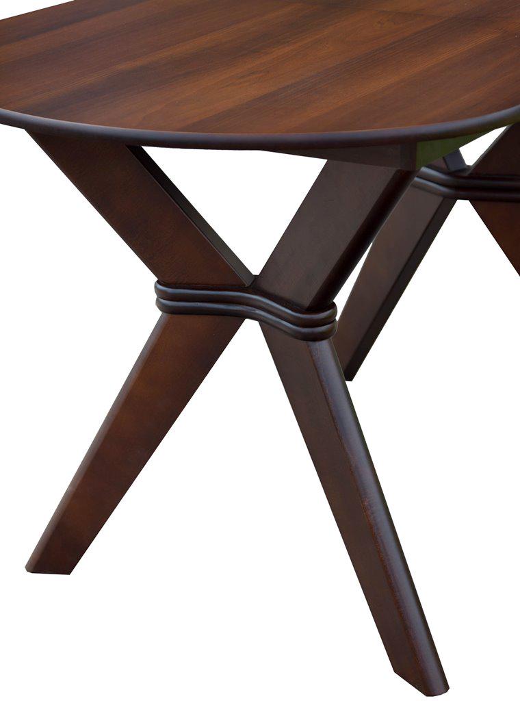 Стол-трансформер кухонный раскладной BRIGHTON Темный орех - фото 5 Стол-трансформер кухонный раскладной BRIGHTON Темный орех - фото 5