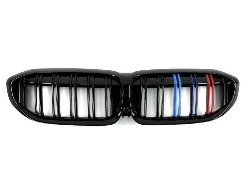 Ноздры GBT для BMW 3 M-Look G20/21 2018- гг. пластик Черный (27669408)