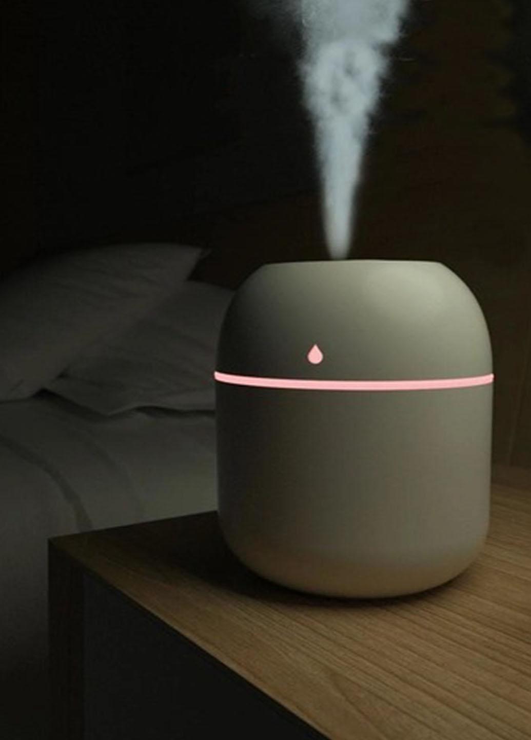 Зволожувач повітря ультразвуковий UKC Humidifier Egg з Led підсвічуванням 220 мл Білий (689U) - фото 4